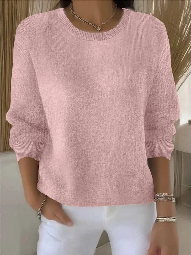 Pauline | Damen Gemütlicher Strickpullover für den Winter