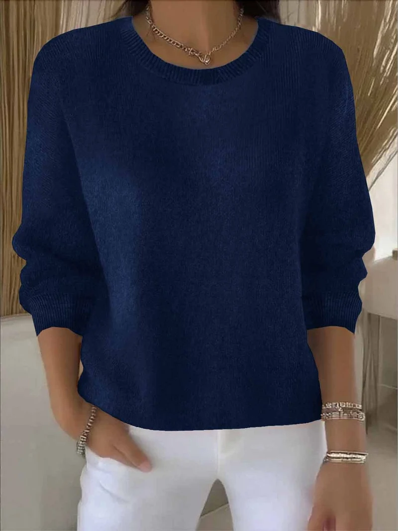 Pauline | Damen Gemütlicher Strickpullover für den Winter