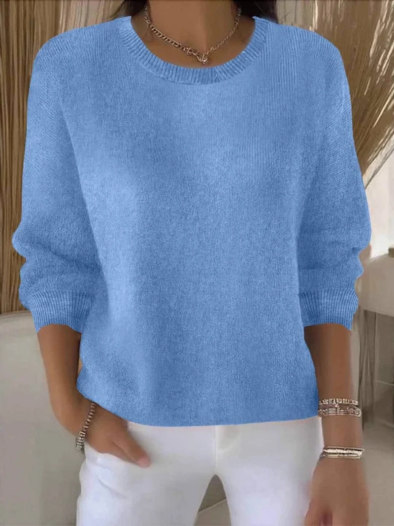 Pauline | Damen Gemütlicher Strickpullover für den Winter