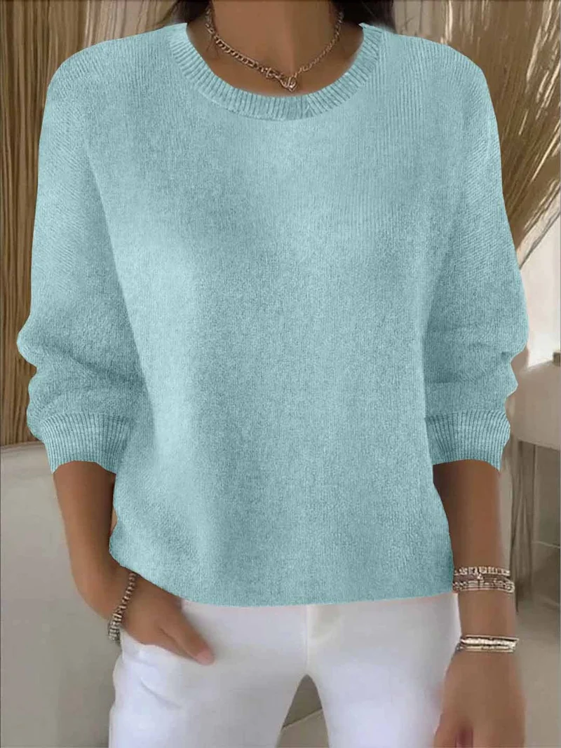 Pauline | Damen Gemütlicher Strickpullover für den Winter