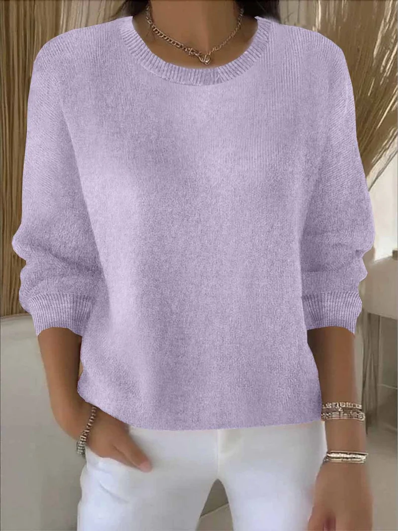 Pauline | Damen Gemütlicher Strickpullover für den Winter