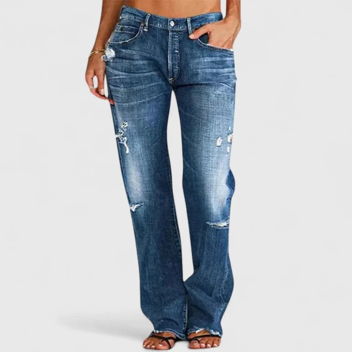 Sophia | Lässige Damen Jeans mit Weitbein-Schnitt