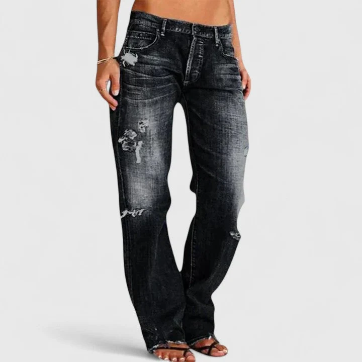 Sophia | Lässige Damen Jeans mit Weitbein-Schnitt