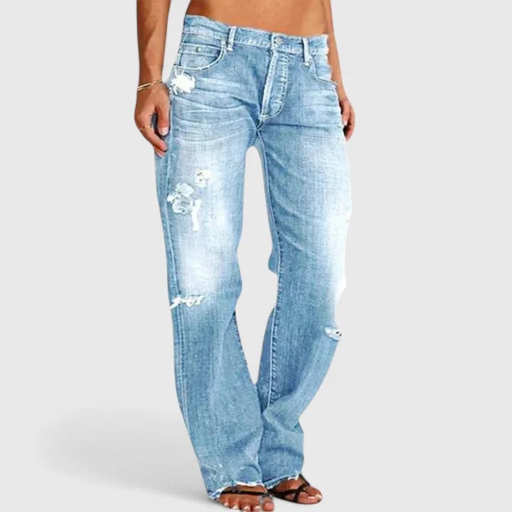 Sophia | Lässige Damen Jeans mit Weitbein-Schnitt