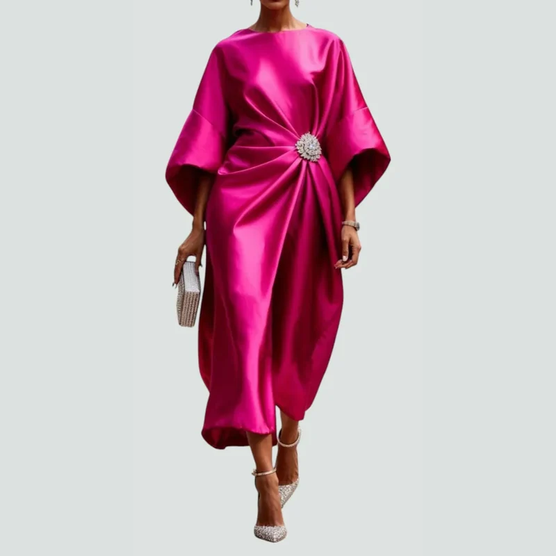 Ella | Damen Abendkleid in Midilänge für den Sommer