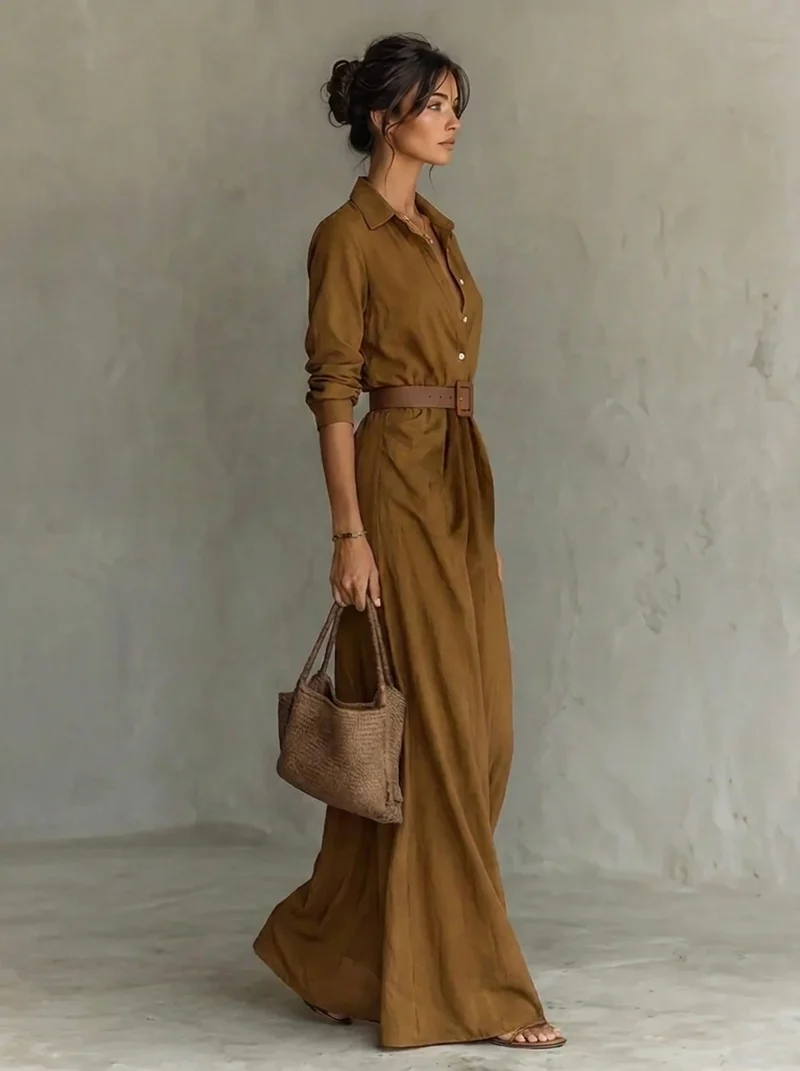 Elisa | Damen Elegantes Abendkleid in Maxilänge mit Spitze