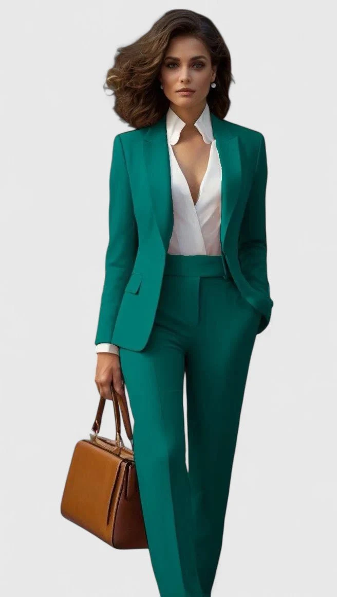 Ella | Damen Tailierter Business-Anzug im Zweiteiligen Set