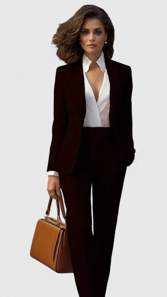 Ella | Damen Tailierter Business-Anzug im Zweiteiligen Set