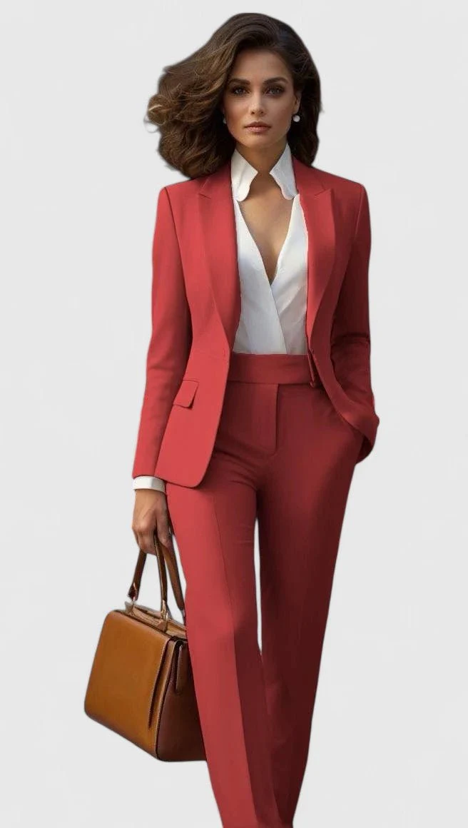 Ella | Damen Tailierter Business-Anzug im Zweiteiligen Set