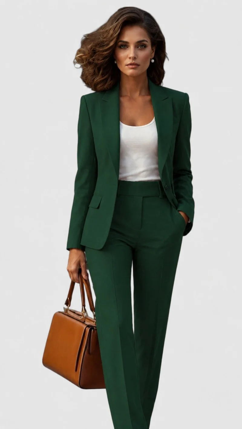 Ella | Damen Tailierter Business-Anzug im Zweiteiligen Set