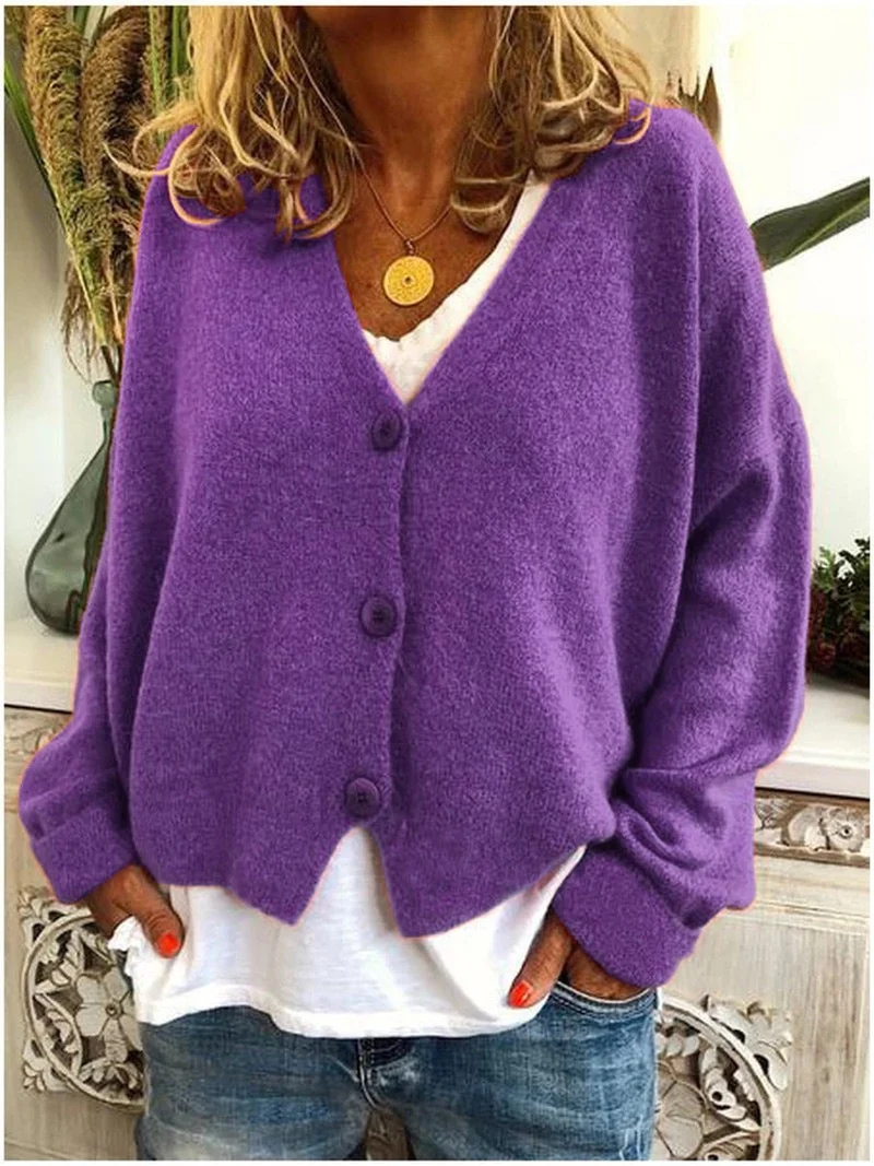 Marlene | Damen Eleganter Cardigan Oversized