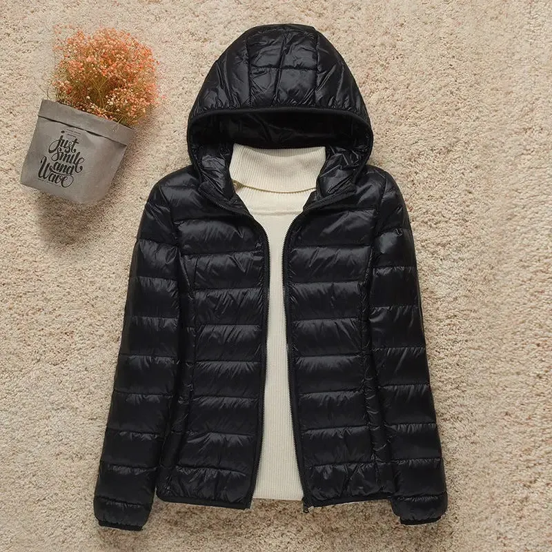 Charlotte | Ultraleichte Jacke für Winterreisen