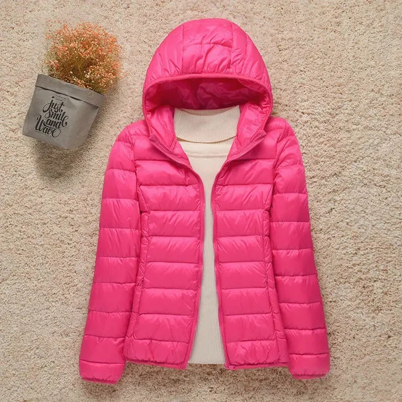 Charlotte | Ultraleichte Jacke für Winterreisen
