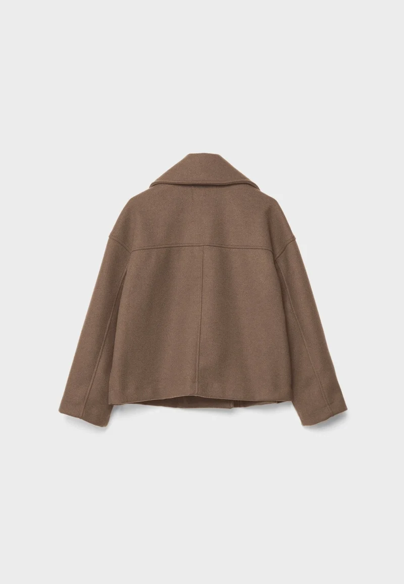 Nina | Damen Klassische Woll-Jacke mit Doppelreiher-Design