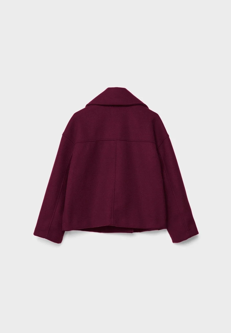 Nina | Damen Klassische Woll-Jacke mit Doppelreiher-Design