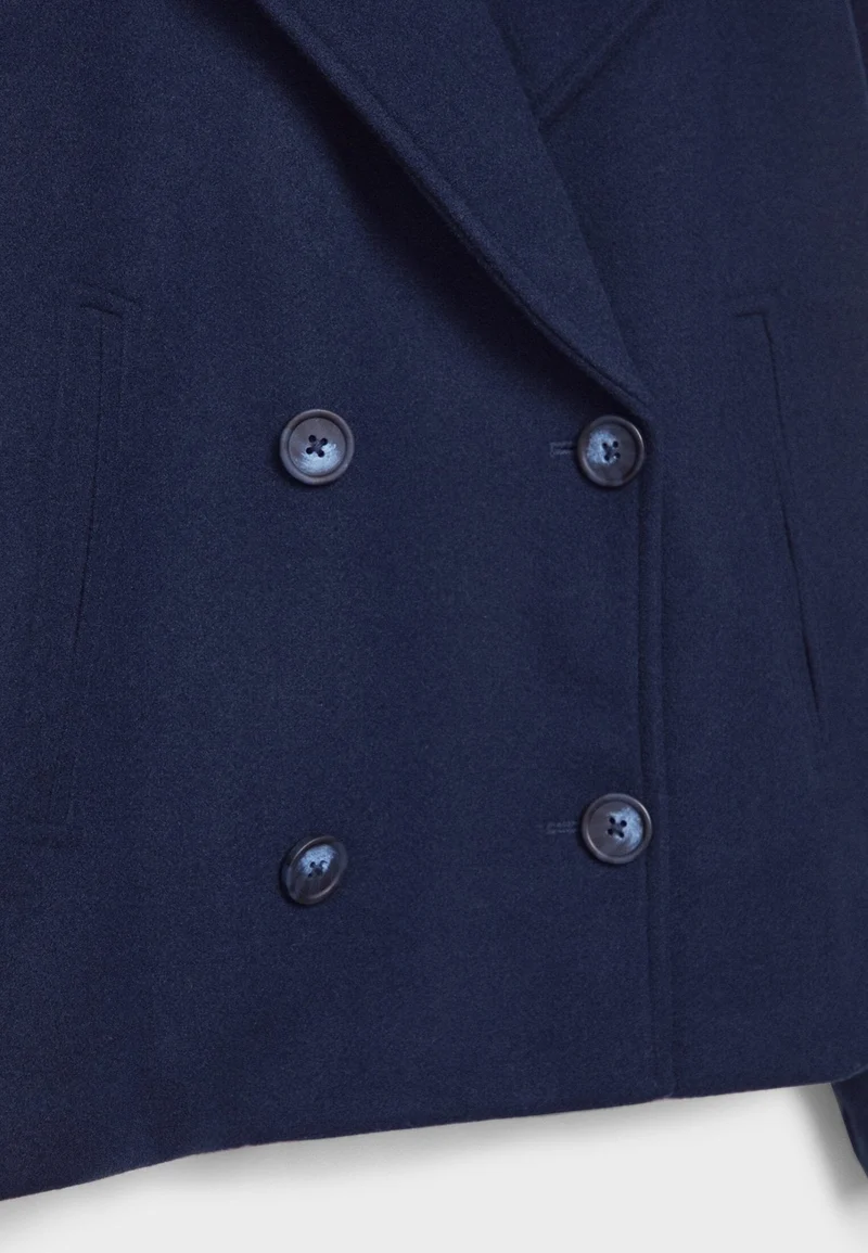 Nina | Damen Klassische Woll-Jacke mit Doppelreiher-Design