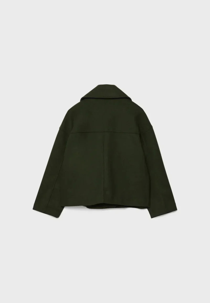 Nina | Damen Klassische Woll-Jacke mit Doppelreiher-Design