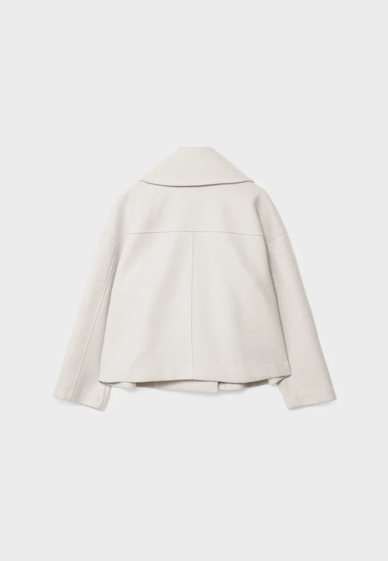 Nina | Damen Klassische Woll-Jacke mit Doppelreiher-Design