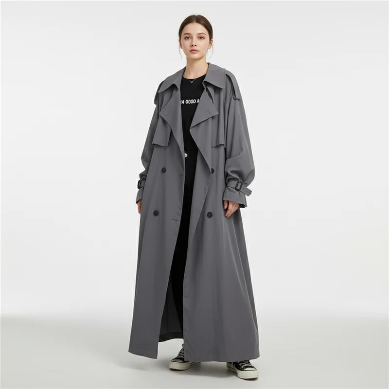Carla | Damen Trenchcoat im Oversized Schnitt