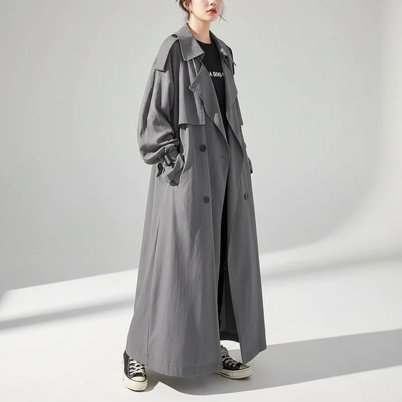 Carla | Damen Trenchcoat im Oversized Schnitt