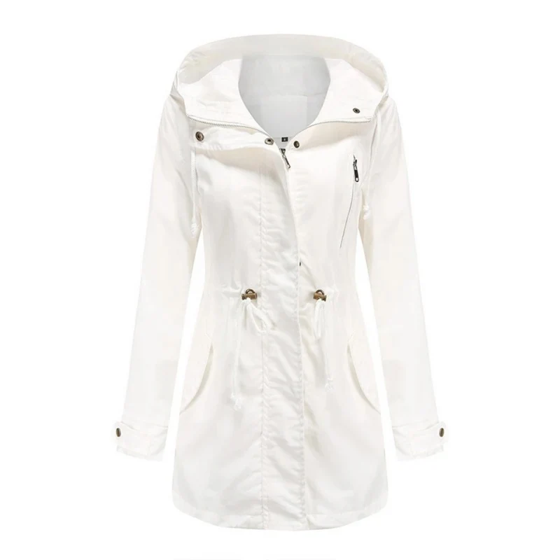 Frieda | Damen Wasserfeste Sommerjacke im modernen, langen Schnitt