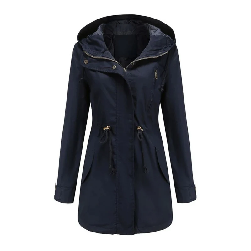 Frieda | Damen Wasserfeste Sommerjacke im modernen, langen Schnitt