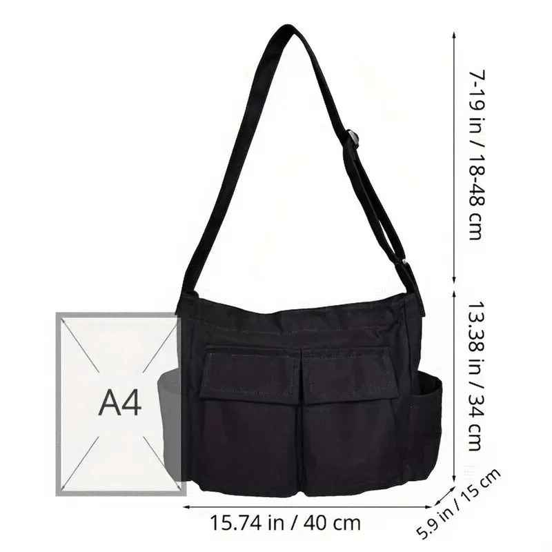 Amelie | Damen große Vintage Canvas Hobo-Tasche für Alltag