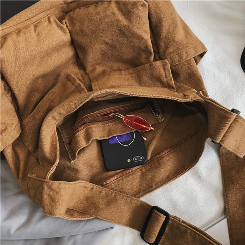 Ida | Damen Canvas Umhängetasche für jeden Tag