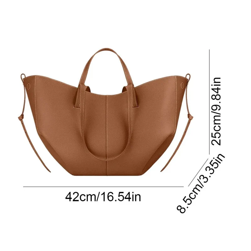 Emilia | Damen Große Vintage PU-Leder Tasche