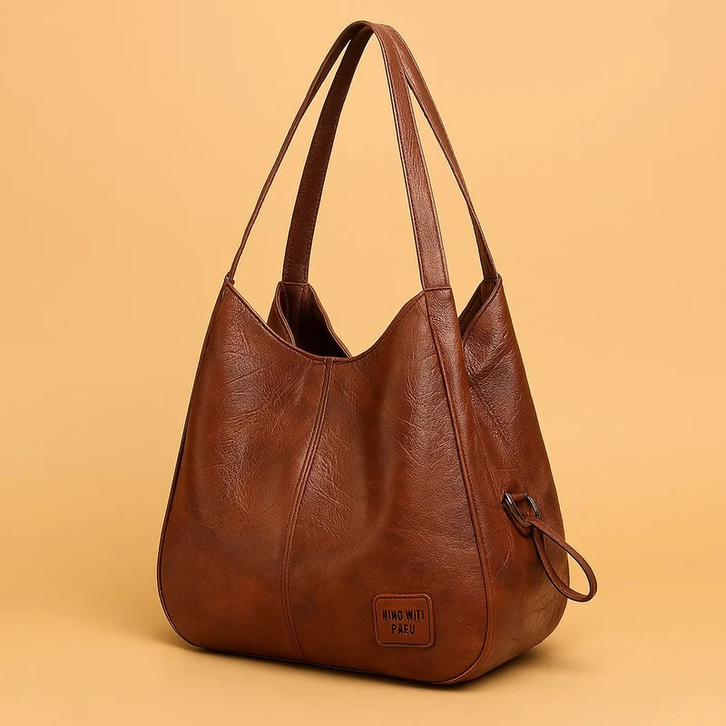 Charlotte | Damen Schultertasche aus weichem Leder für den Alltag