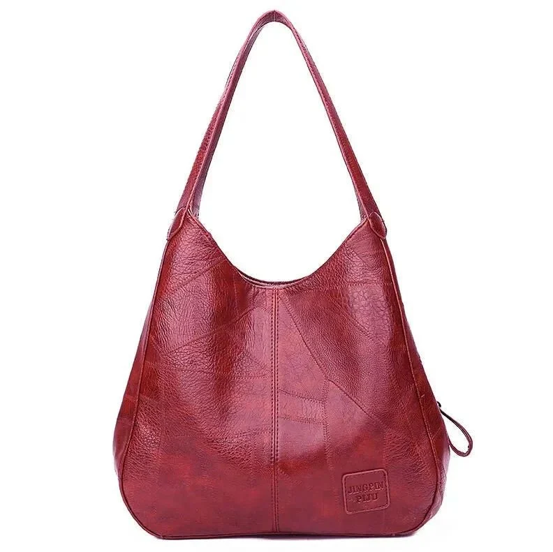 Charlotte | Damen Schultertasche aus weichem Leder für den Alltag