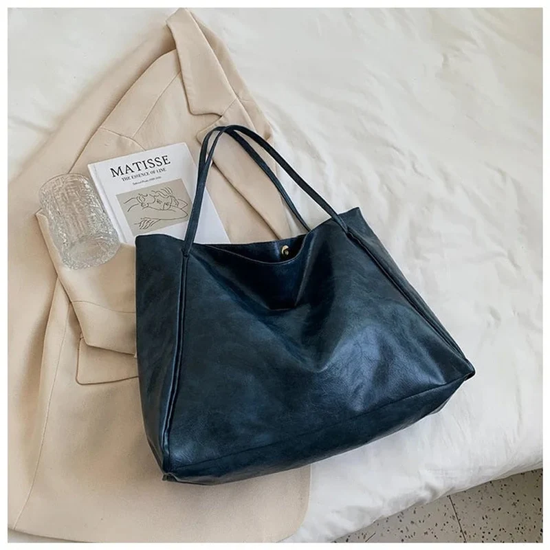 Antonia | Damen Retro-Schultertasche aus PU-Leder mit großem Fassungsvermögen