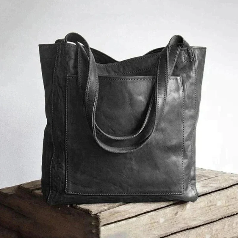 Nora | Damen Große Lederschultertasche für den Alltag