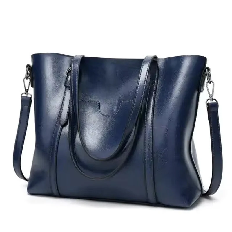Marlene | Damen große Leder-Look Tragetasche mit verstellbarem Riemen