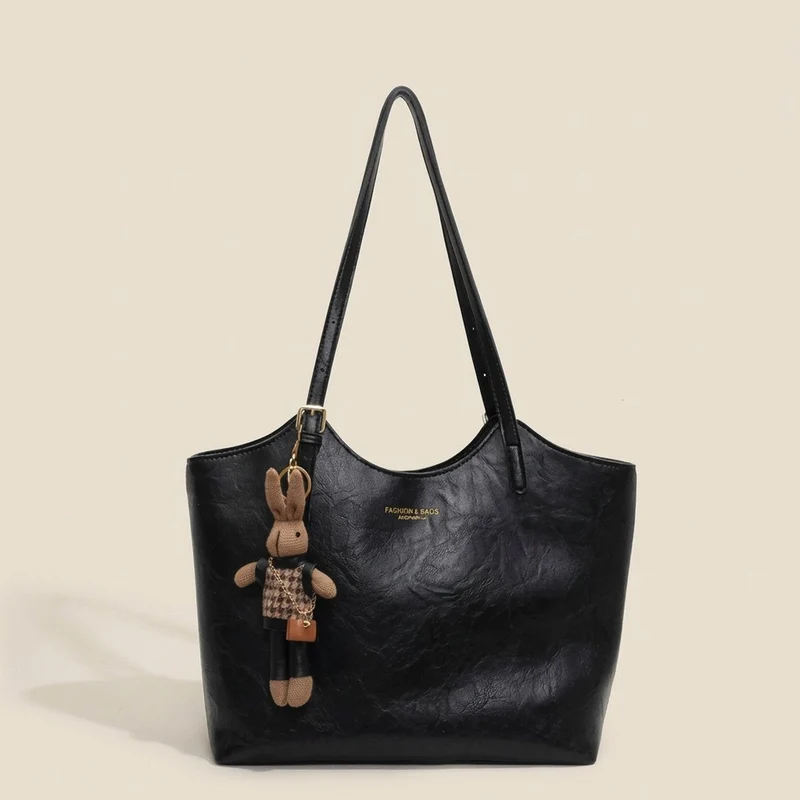 Victoria | Damen Weiche Vegane Lederschultertasche für Alltag
