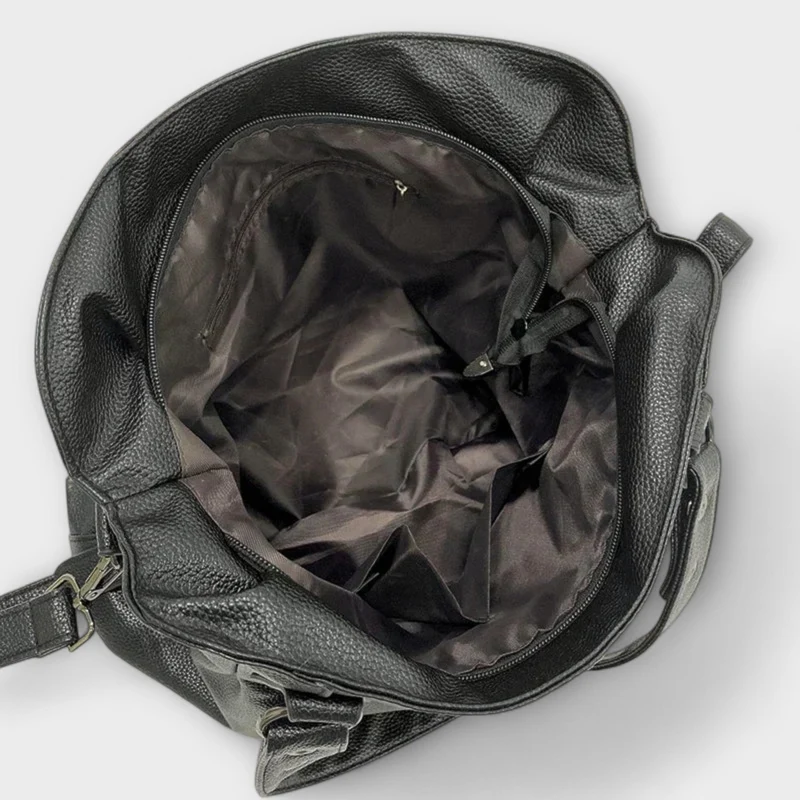 Nina | Damen Strukturierte Schultertasche im Hobo-Stil