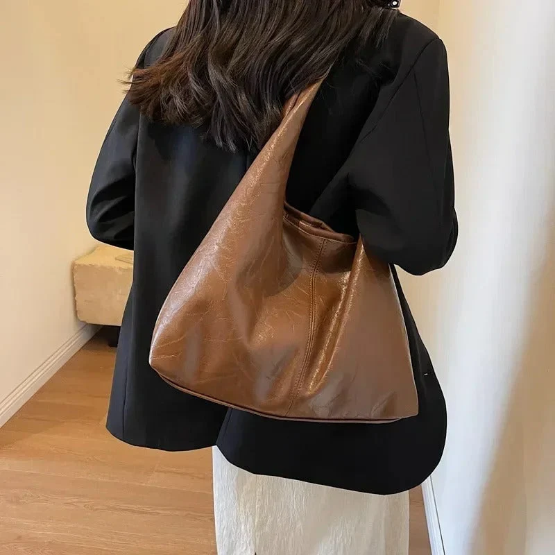 Ida | Damen Große Ledertasche im Vintage-Look