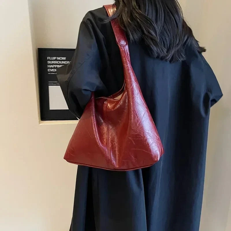 Ida | Damen Große Ledertasche im Vintage-Look
