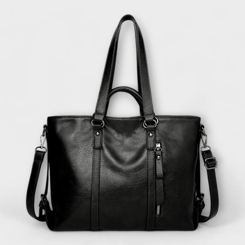 Lena | Damen Elegante Tragetasche aus weichem Leder