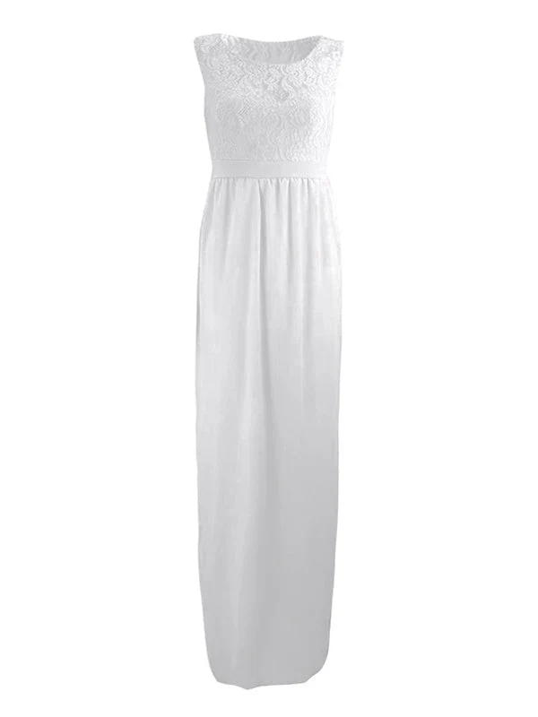 Anna | Spitze, Gürtel, Rundhalsausschnitt, ärmellos, für Damen,