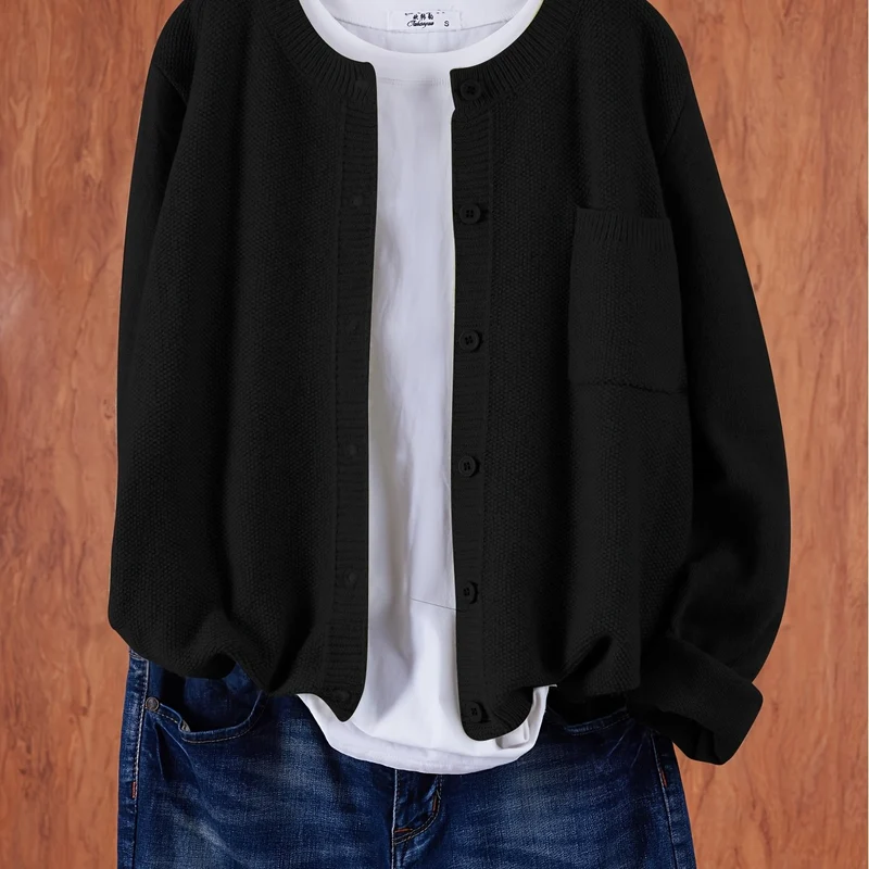 Melina | Lockere Cardigan mit Knopfleiste