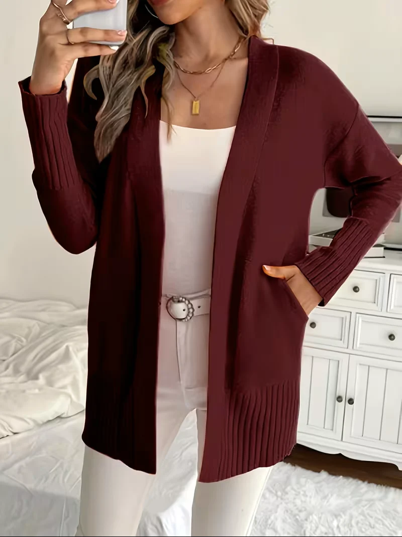 Julia | Eleganter fließender Cardigan zum Überziehen