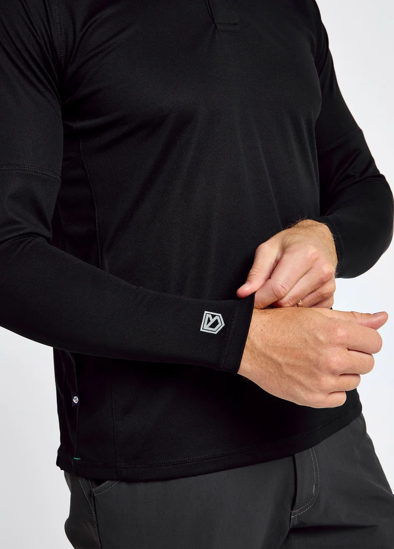 Piraeus Technical Poloshirt - Black