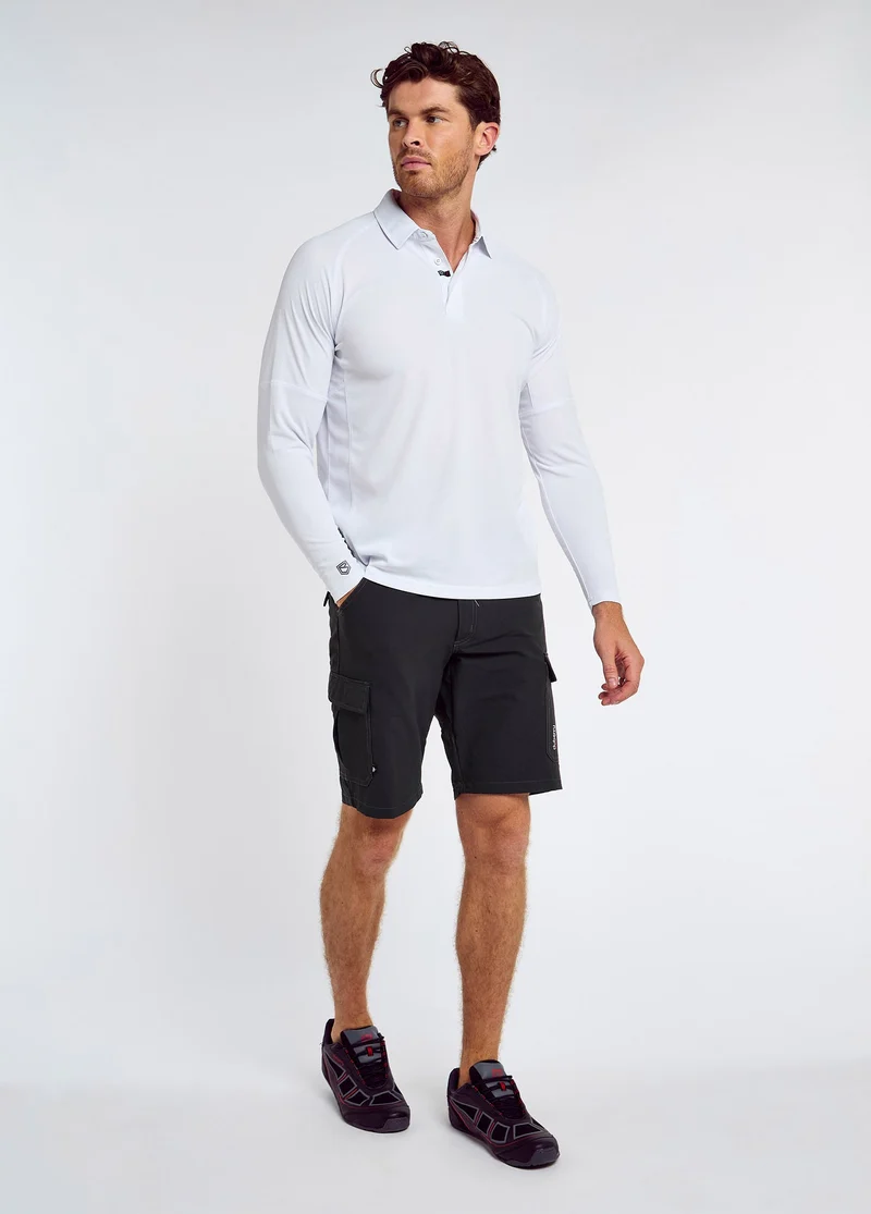 Piraeus Technical Poloshirt - White