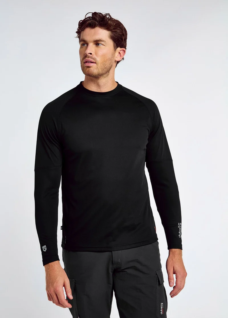 Ancona Langarmshirt Herren - Black