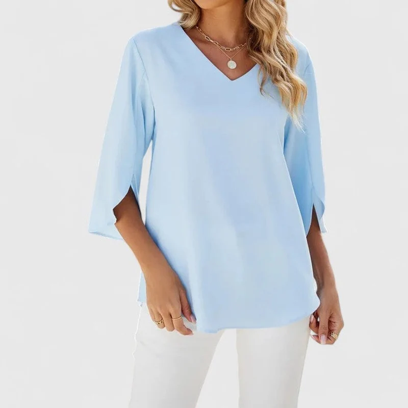 Theresa | Elegante Volant-Bluse