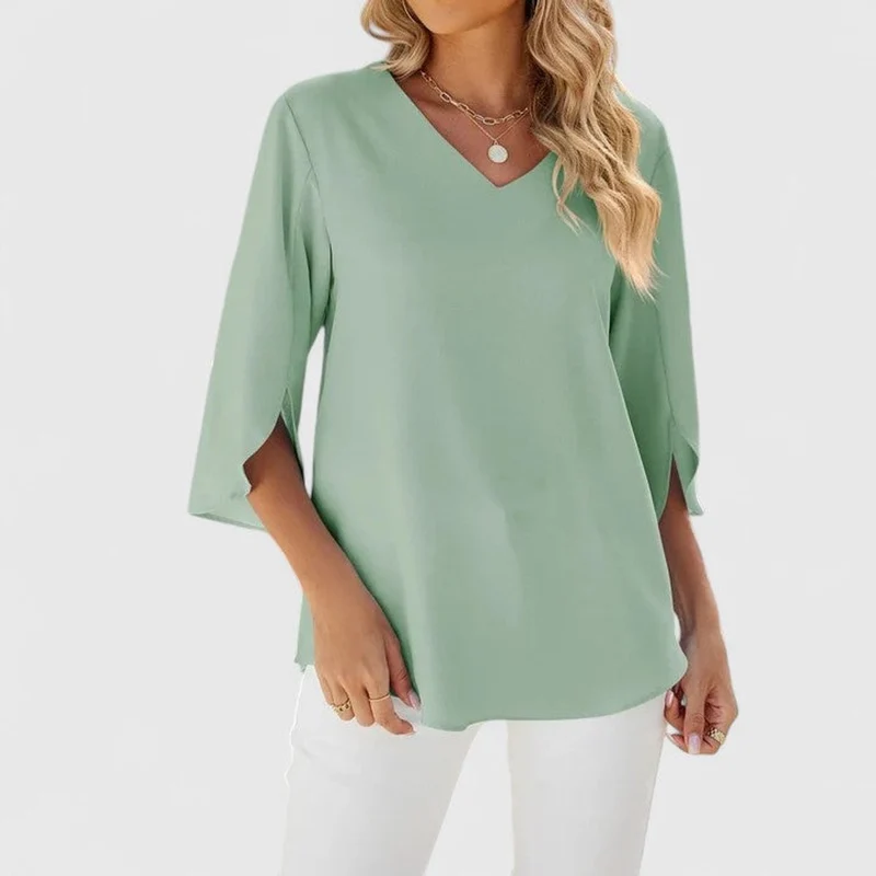Theresa | Elegante Volant-Bluse