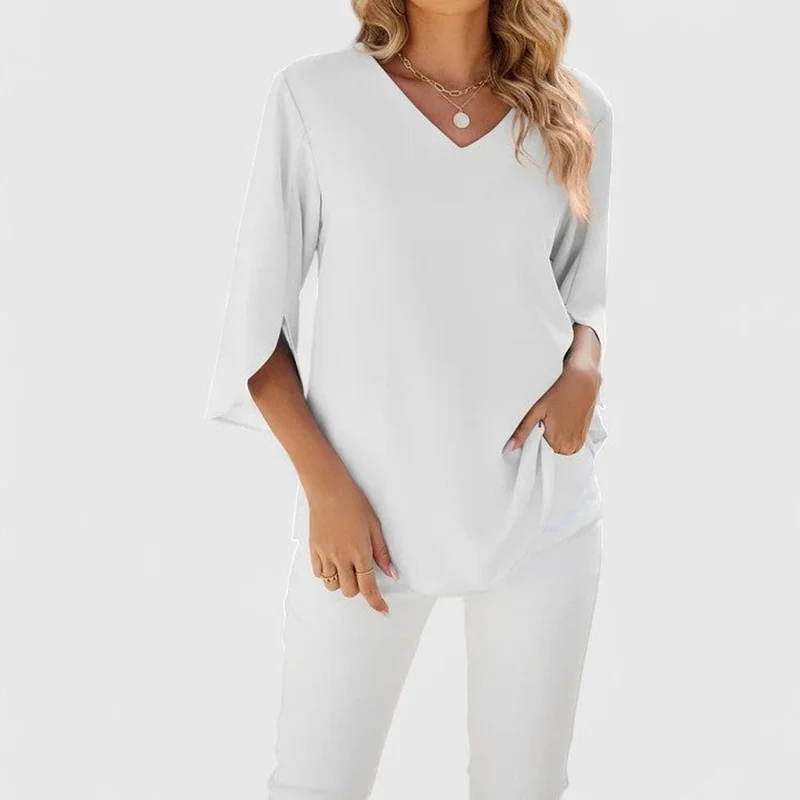 Theresa | Elegante Volant-Bluse