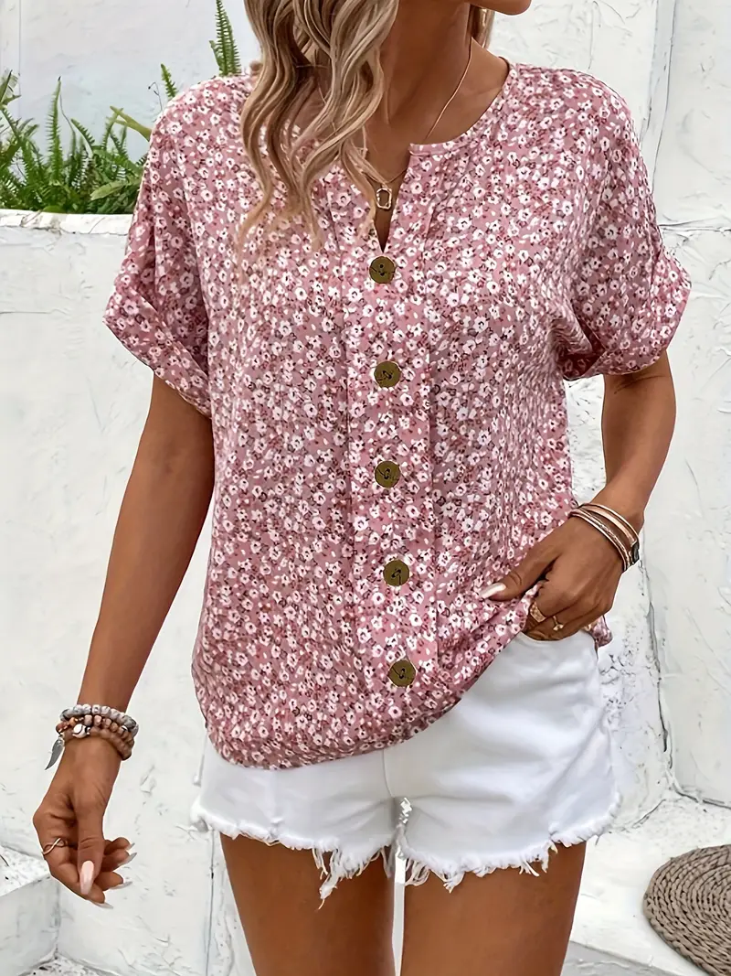 Charlotte | Elegante florale Bluse für den Sommer
