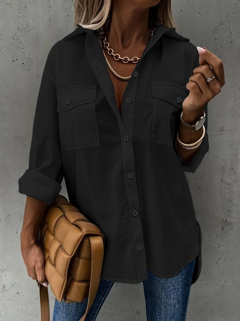 Pauline | Elegante strukturierte Büro-Bluse